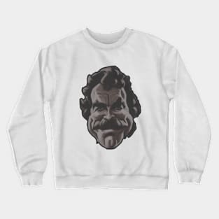 Tom Selleck face cartoon design Crewneck Sweatshirt